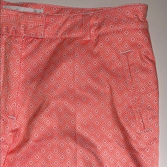 LADY HAGEN Orange and White Women's Shorts - Picture 4 of 11